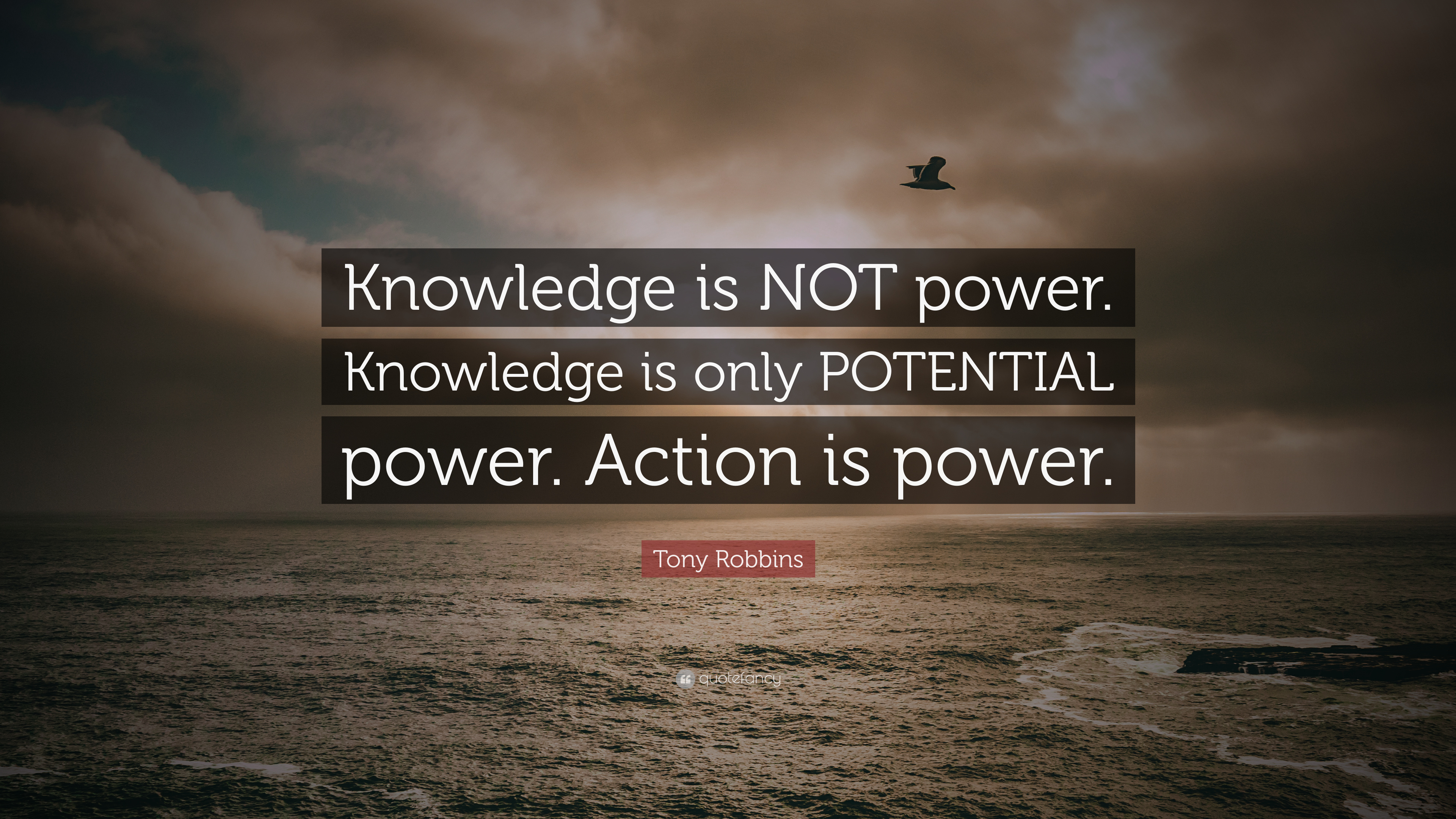 Why knowledge is not power? 