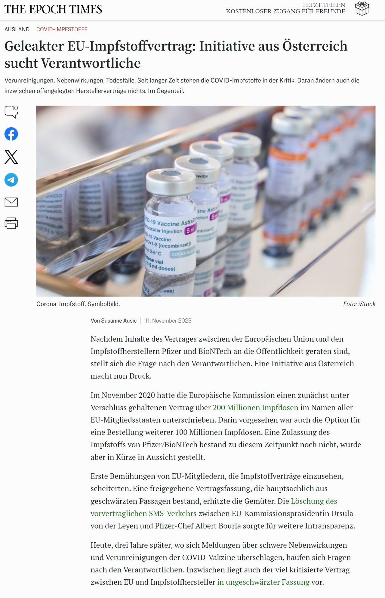 Geleakter EU-Impfstoffvertrag Initiative aus Österreich sucht Verantwortliche.jpg