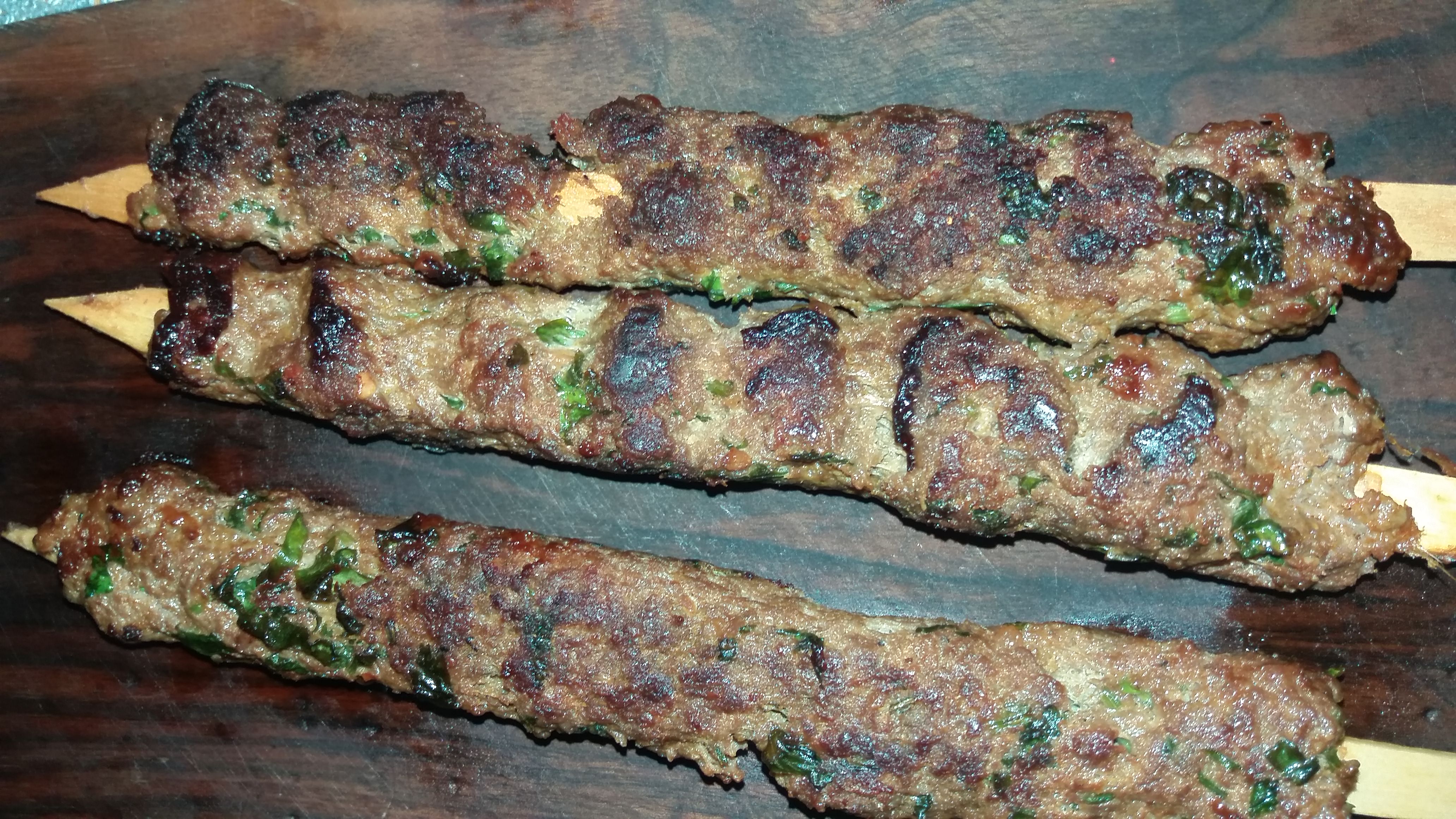 Kebap sheep meat natural food