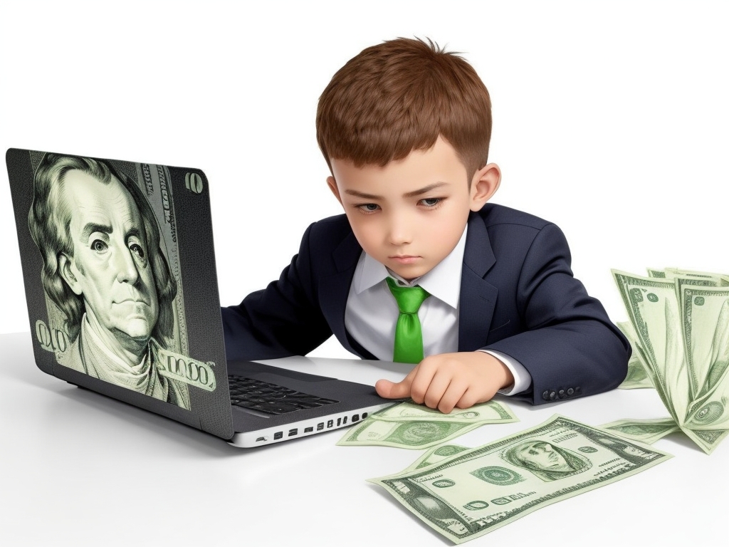 DreamShaper_v7_money_with_laptop_and_boy_3.jpg
