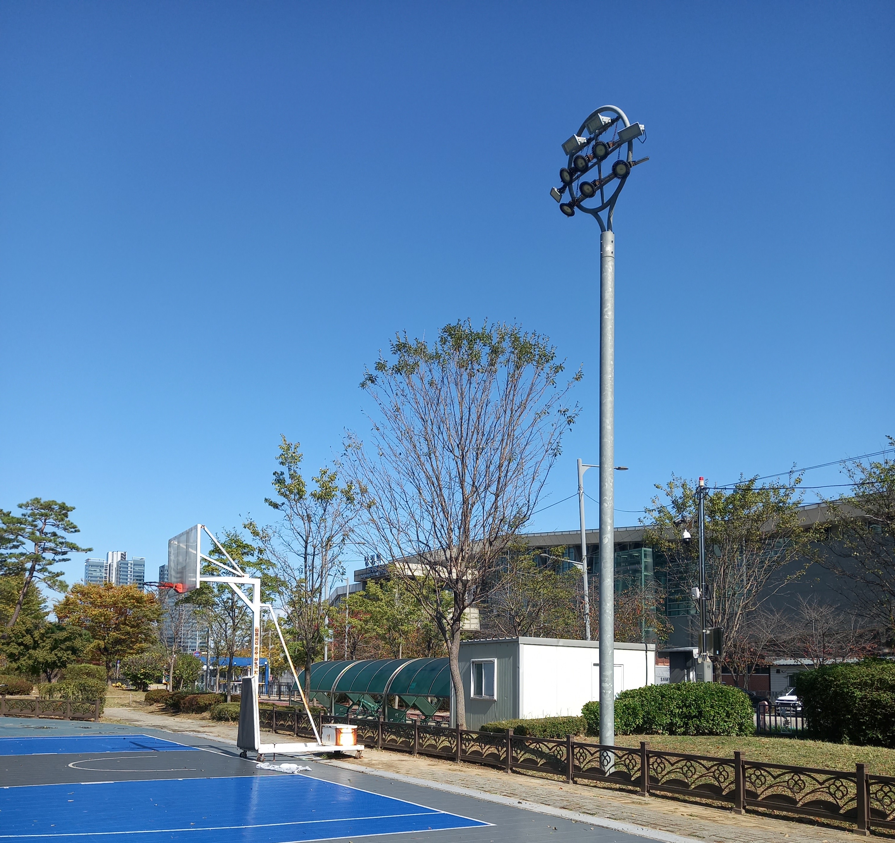 환상적인 푸른 하늘