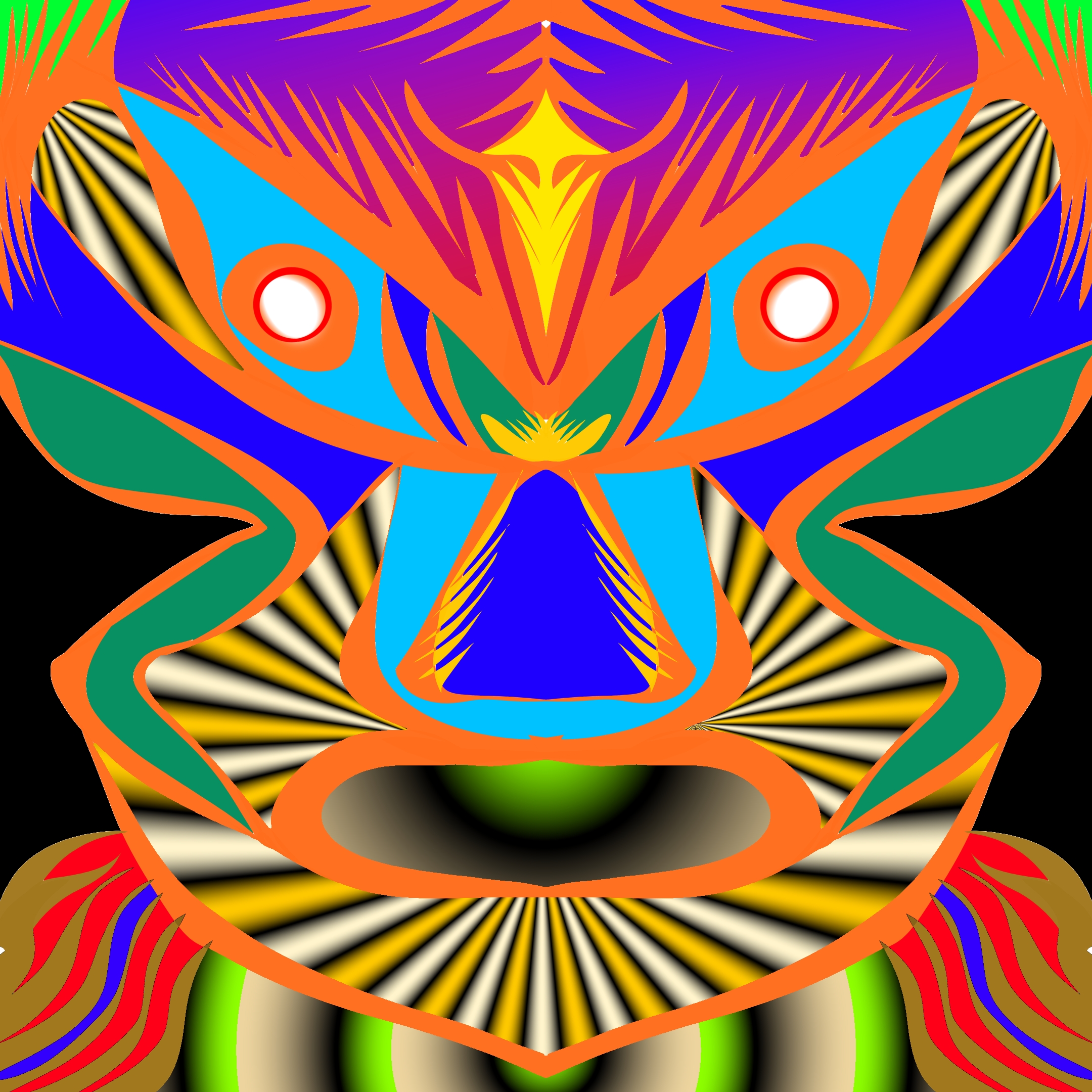 Evill vector Nft art