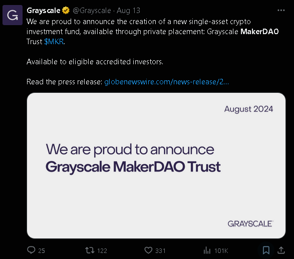 Grayscale post on Makerdao on X.png