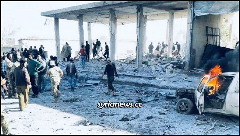 Tal Abiad car explosion kiill 10 north syria raqqa.jpg