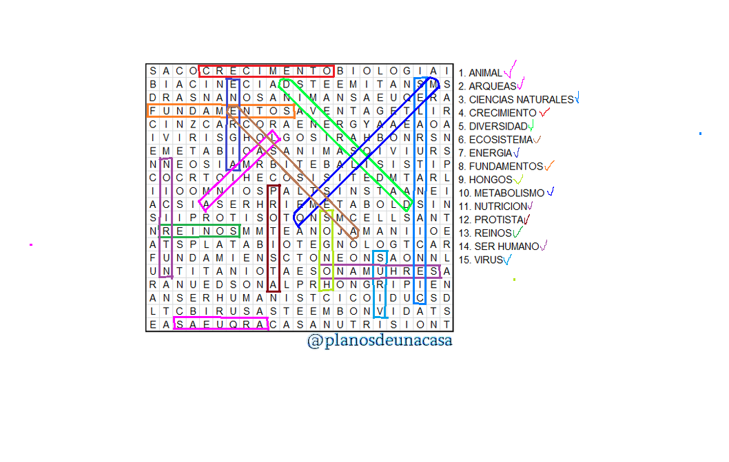 CONCURSO #27 SOPA DE LETRAS - Tema: "Biología". Ronda 1 de 3 - Premios: 3 SBD + 5 cartas Splinterlands (Steem Monsters) - Tierra