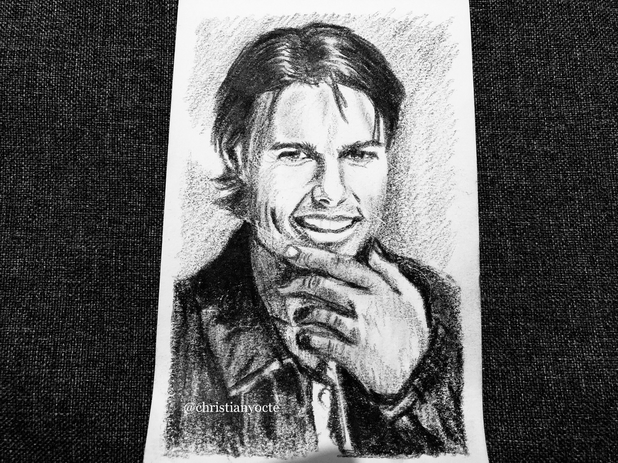 Tom Cruise Drawing by Sarath Sk - Pixels