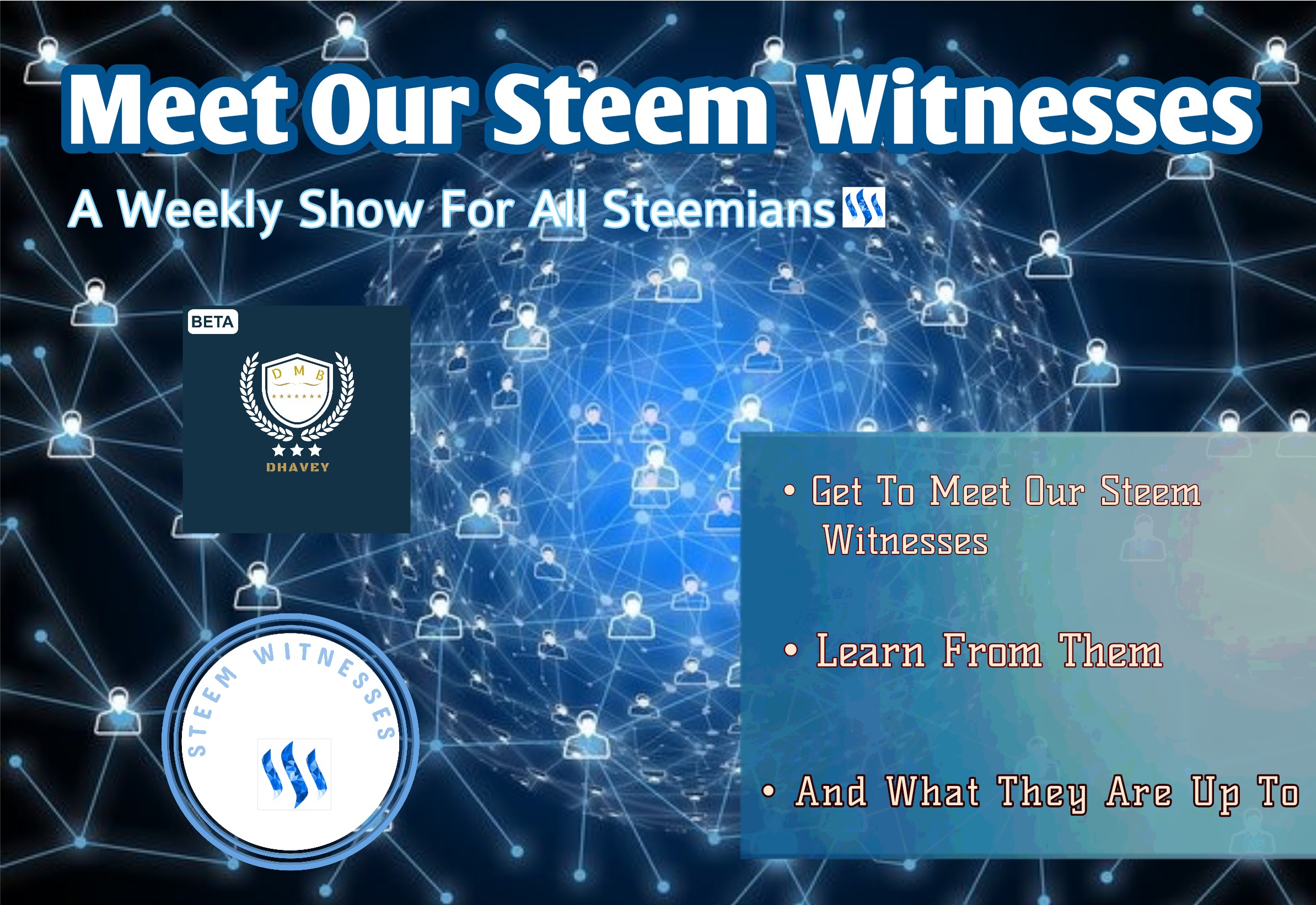 your-tribe-nee…
Payout: 0.000 HBDMeet Our Steem Witnesses - A weekly show For All Steemians #29 With @prc |dsound
2019-02-04 11:58![IMG_20190126_110323_663.jpg