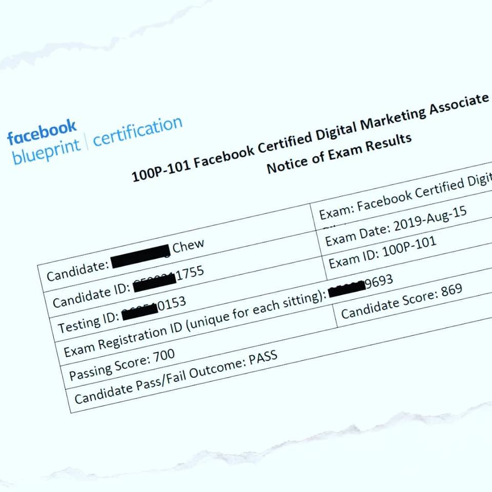 Facebook Certified Digital Marketing Associate