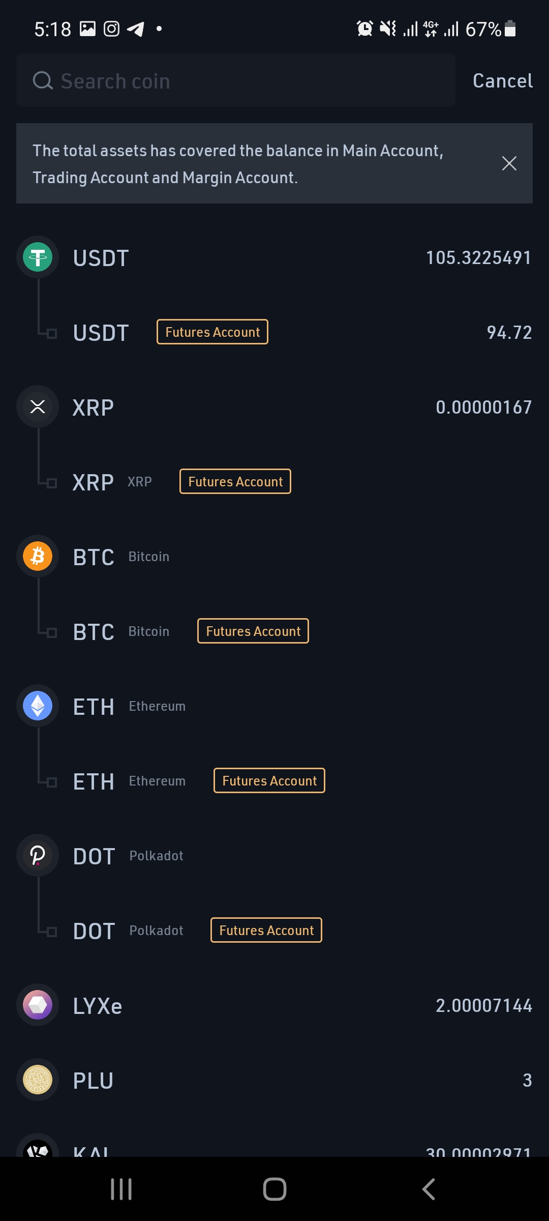 how to see pending deposits on kucoin