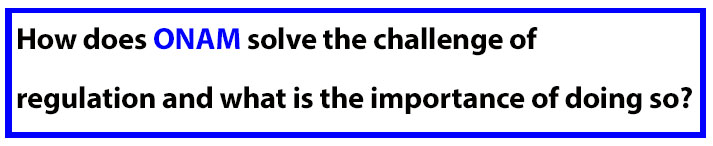 How does ONAM solve the challenge of regulation and whats the importance .jpg