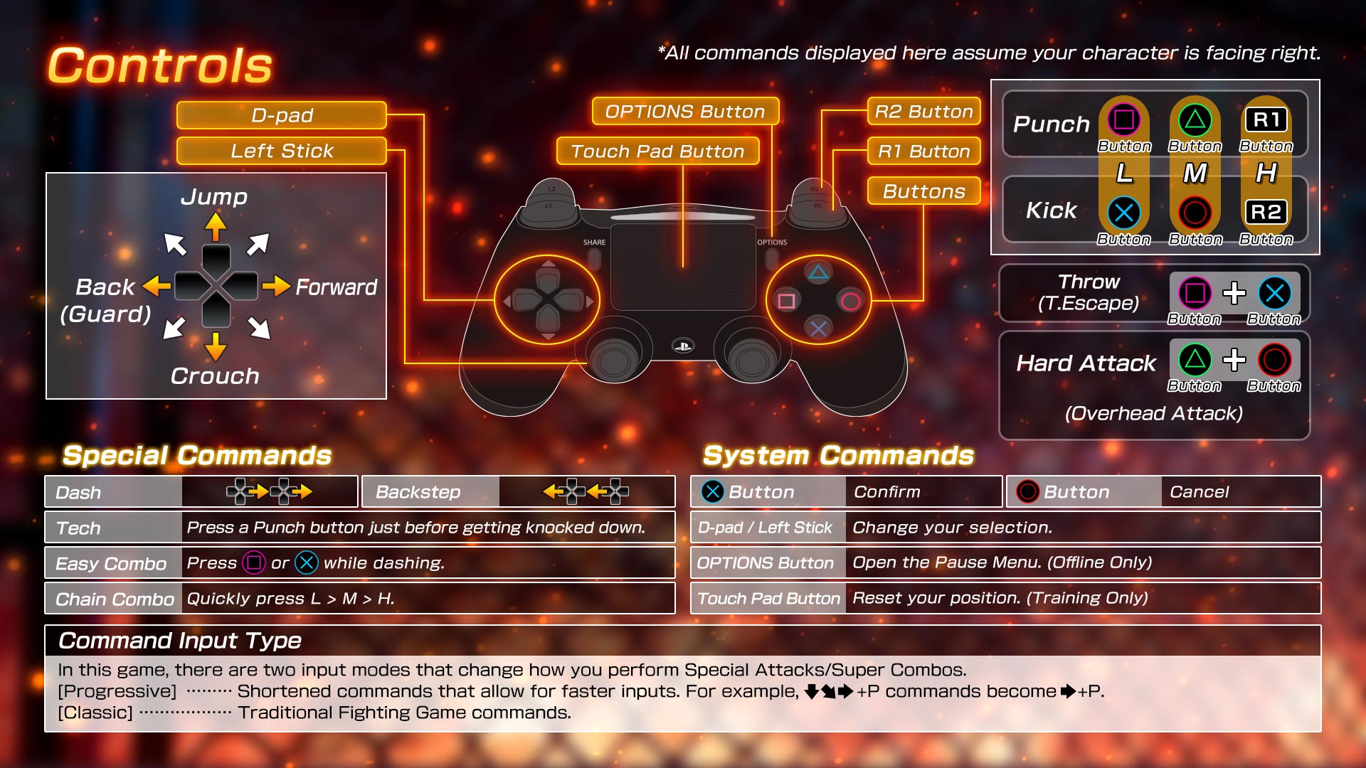 ultratron ps4 game controls