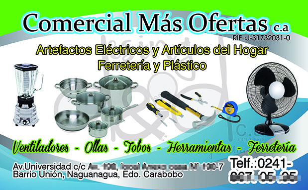 Diseño de Tarjetas de Presentacion Comercial más ofertas.jpg