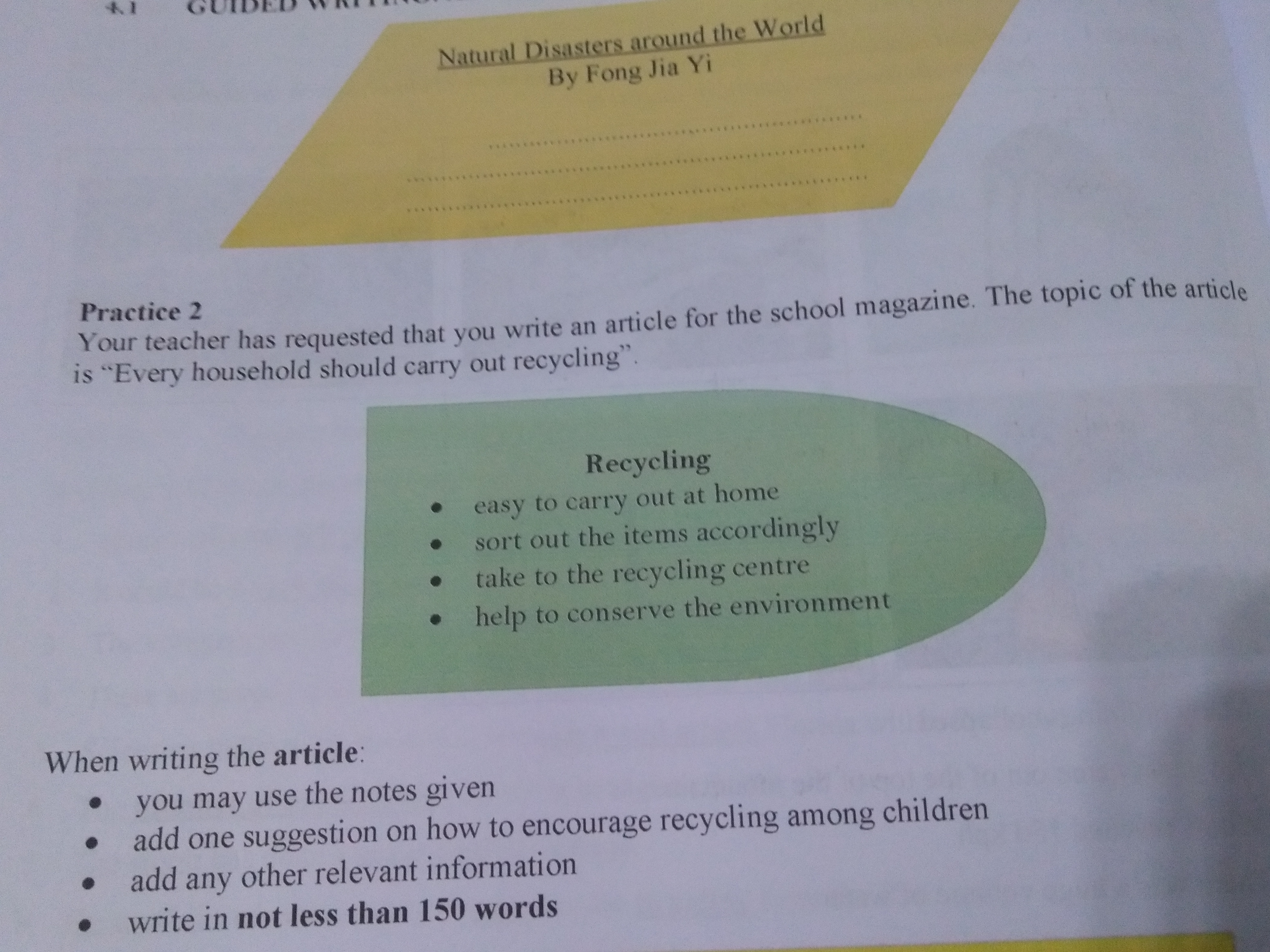 how to encourage recycling essay