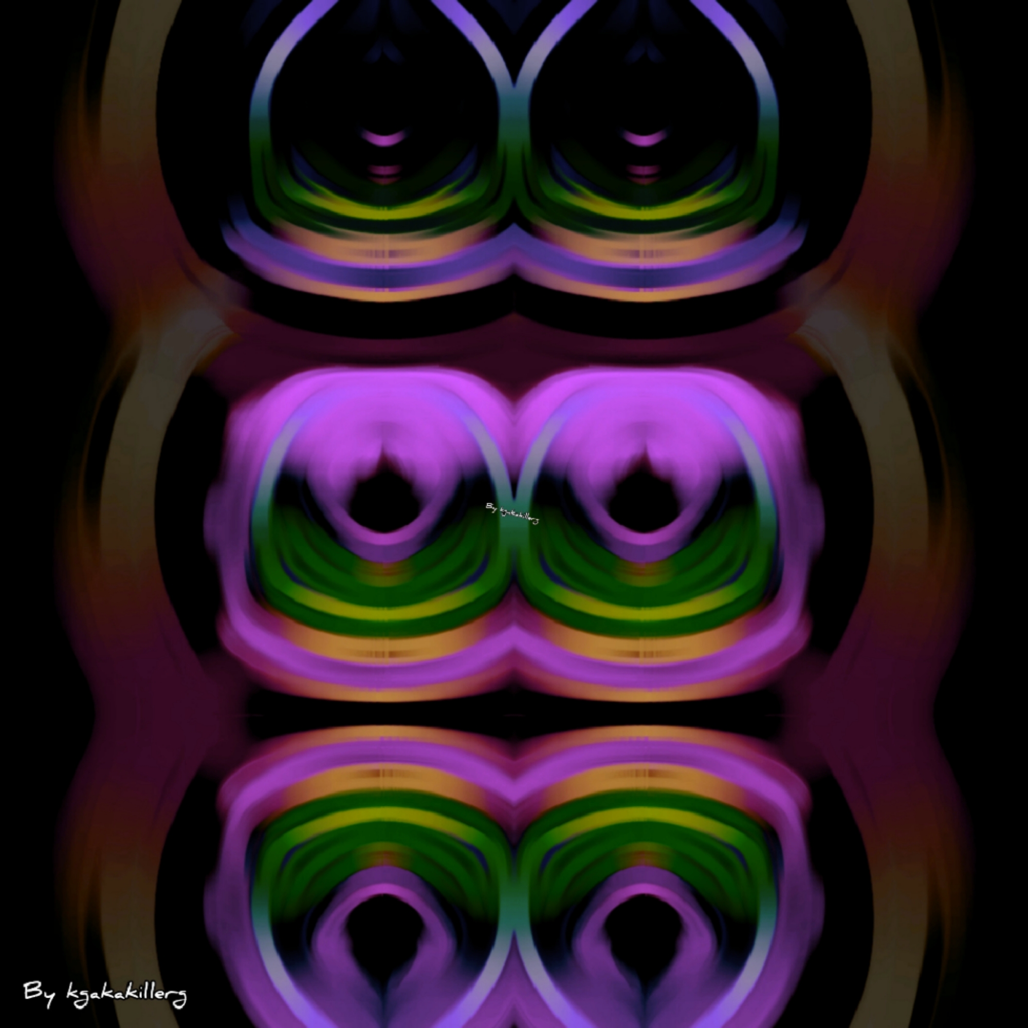 Spooked Eye Alien Wall Man by kgakakillerg London Artist (💯 Original Content I post new creations daily)