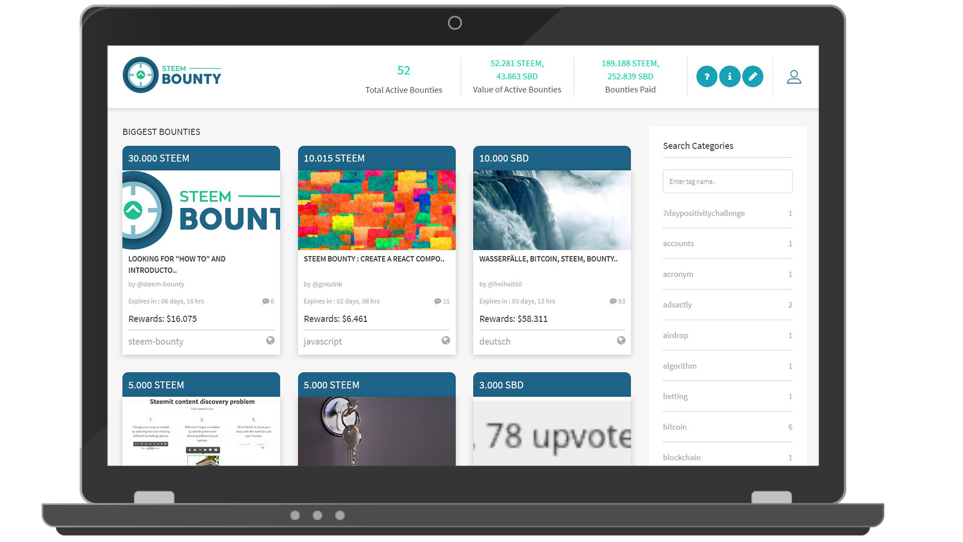 Steem-Bounty Web UI.png