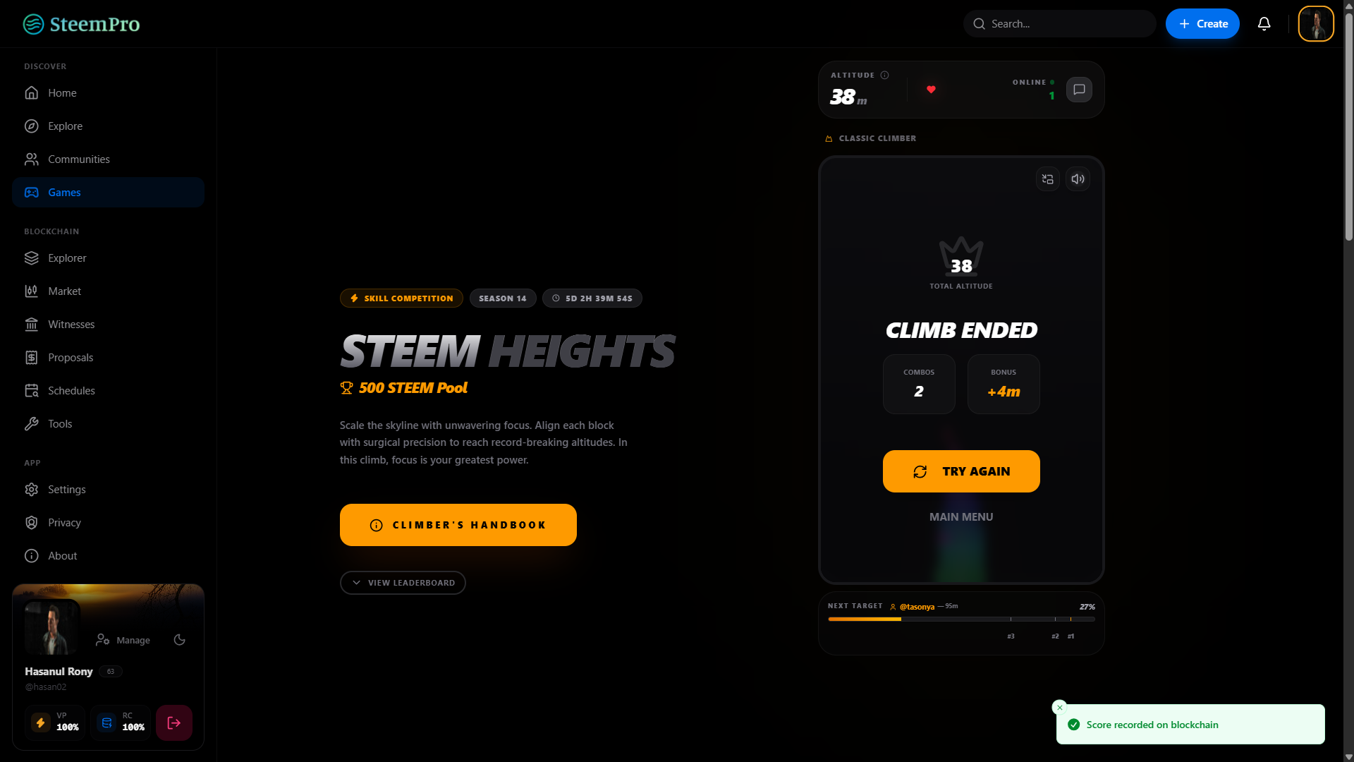 Steem Heights - The Ultimate Scaling Challenge by SteemPro - Google Chrome 8_5_2026 8_25_21 AM.png