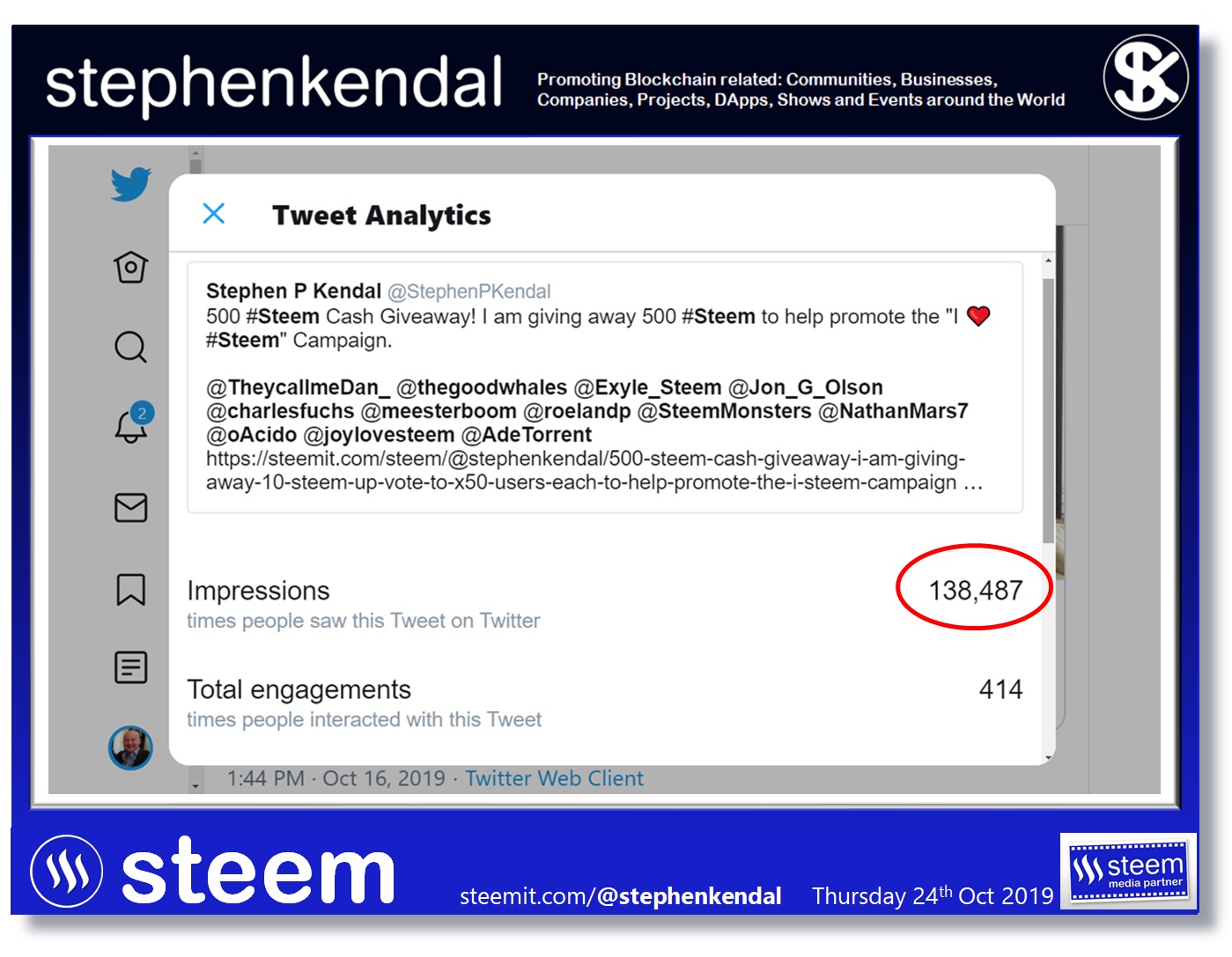 i love steem hits 138k impressions front.jpg