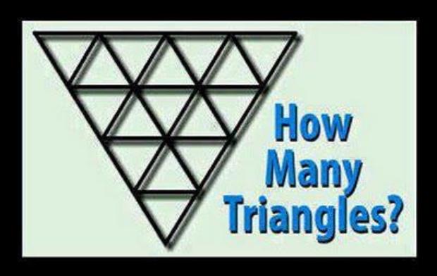 Make triangles. Make triangles