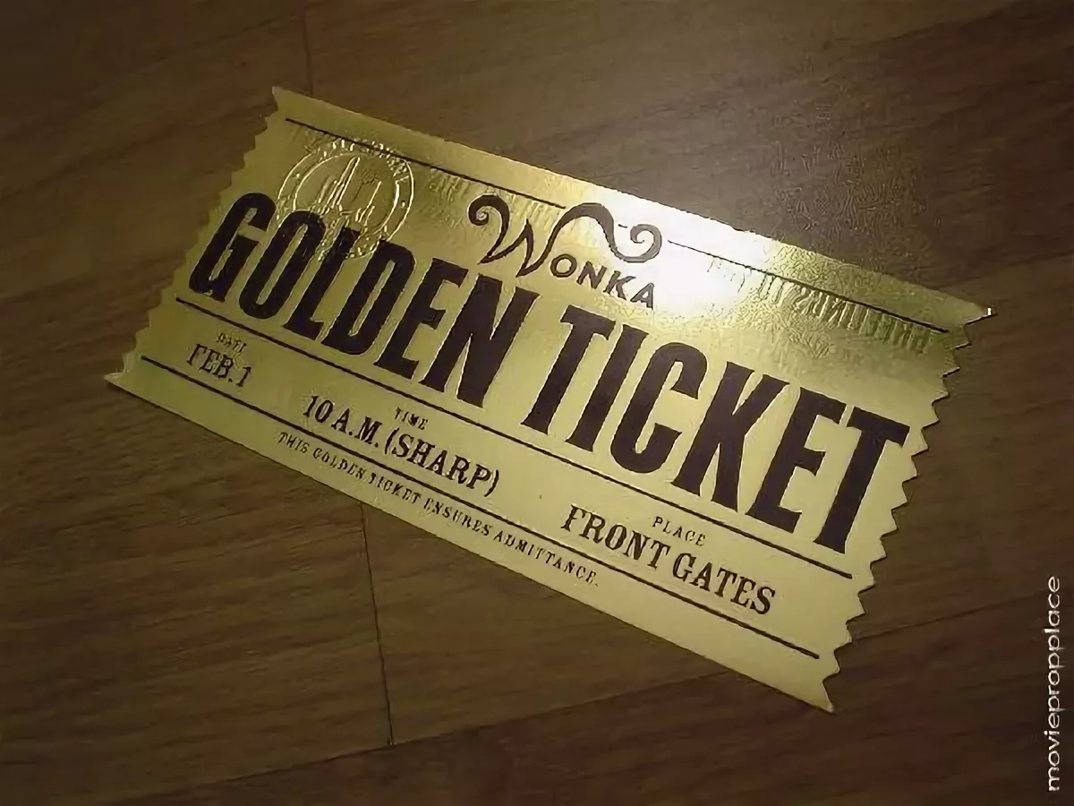 Чарли и шоколадная фабрика билеты. Золотой билет Чарли и шоколадная фабрика. Чарли и шоколадная фабрика шоколад и золотой билет. Золотой билет на фабрику.