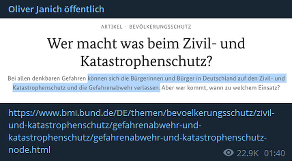 Bei allen denkbaren Gefahren können sich die Bürgerinnen und Bürger in Deutschland auf den Zivil- und Katastrophenschutz und die Gefahrenabwehr verlassen..jpg
