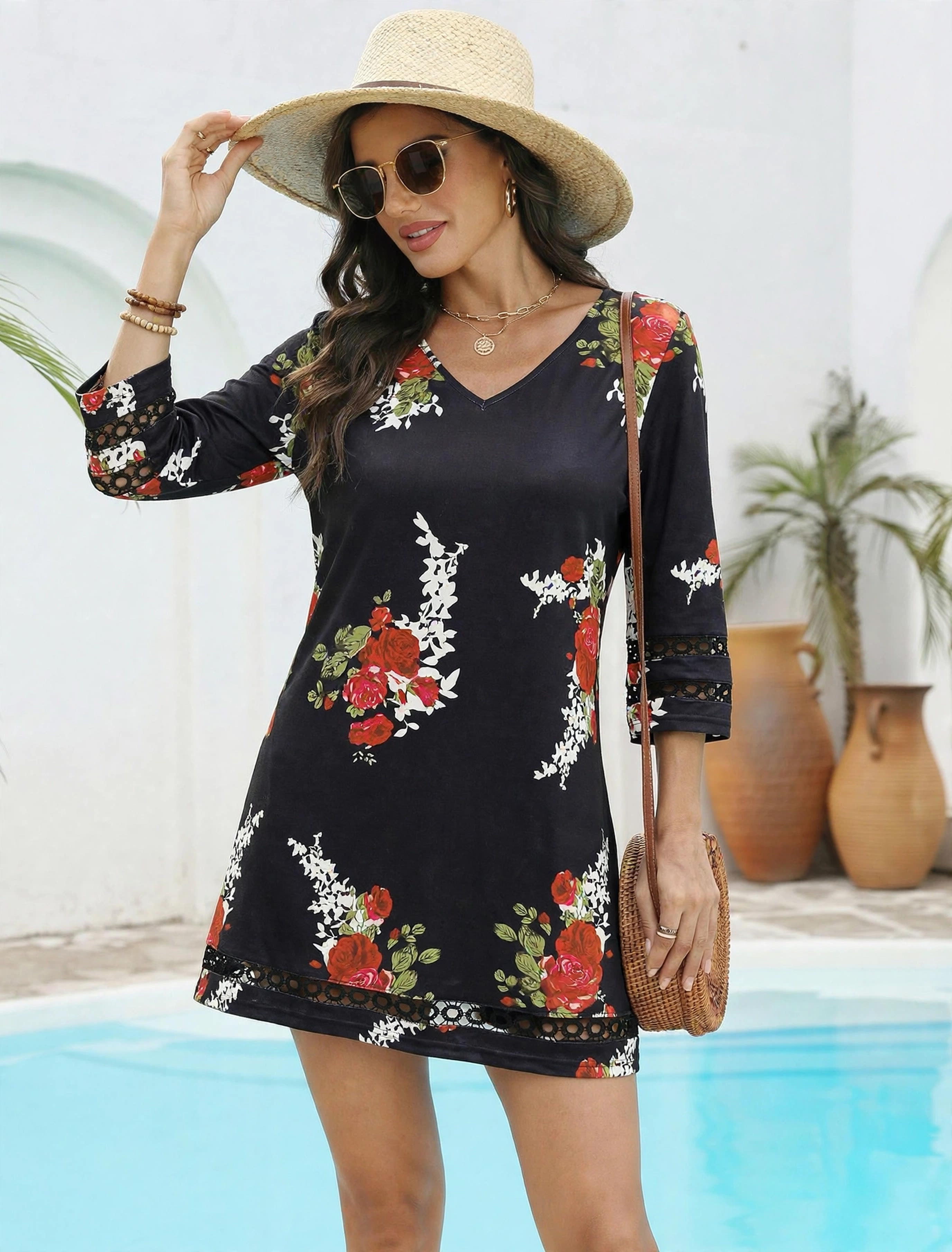 2 Swimsuit Coverup for Women Bathing Suit Cover Up Summer Casual Beach Dress Shirts.jpg