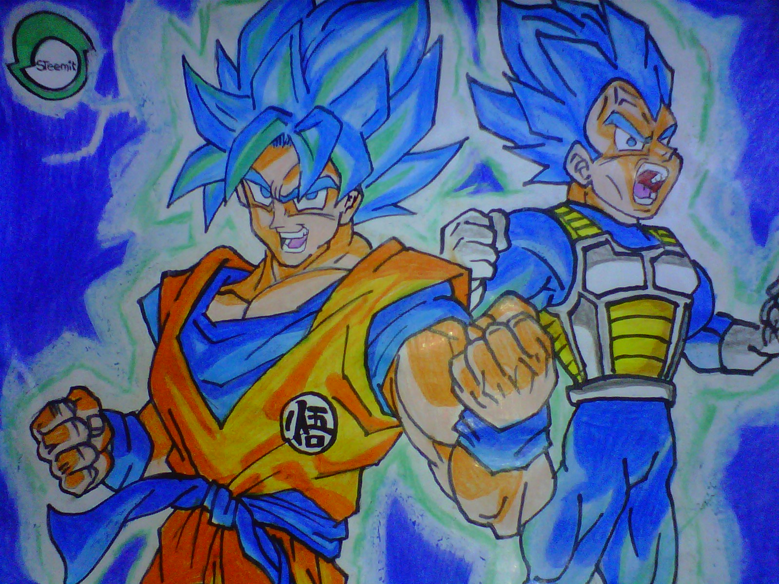 Goku SSJ4  Goku a lapiz, Dibujos detallados, Dibujos