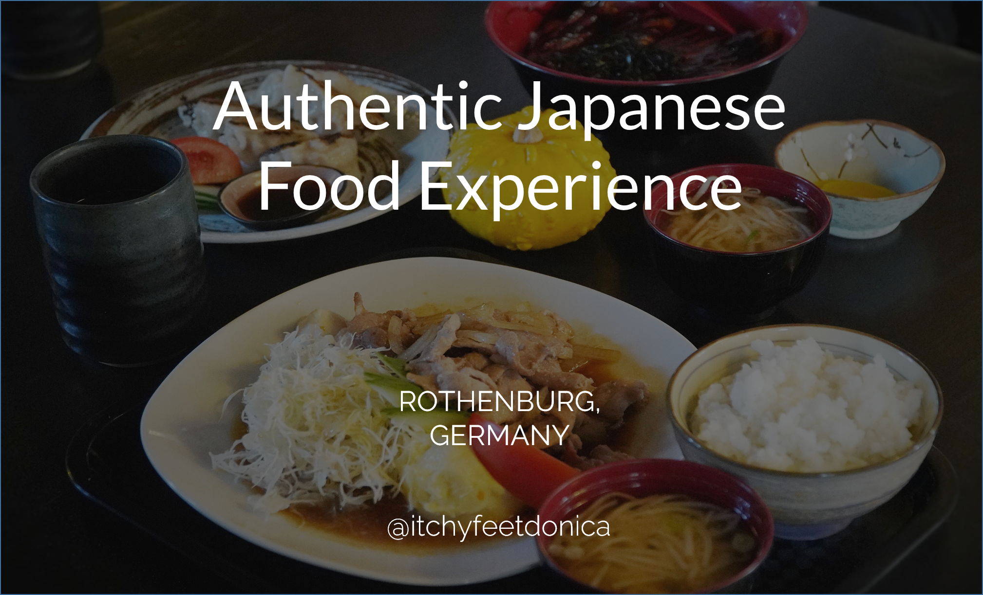 #154 Japanese Food Experience in a German Medieval Town 🍱 🇩🇪 | 德国童话古镇的日餐推荐