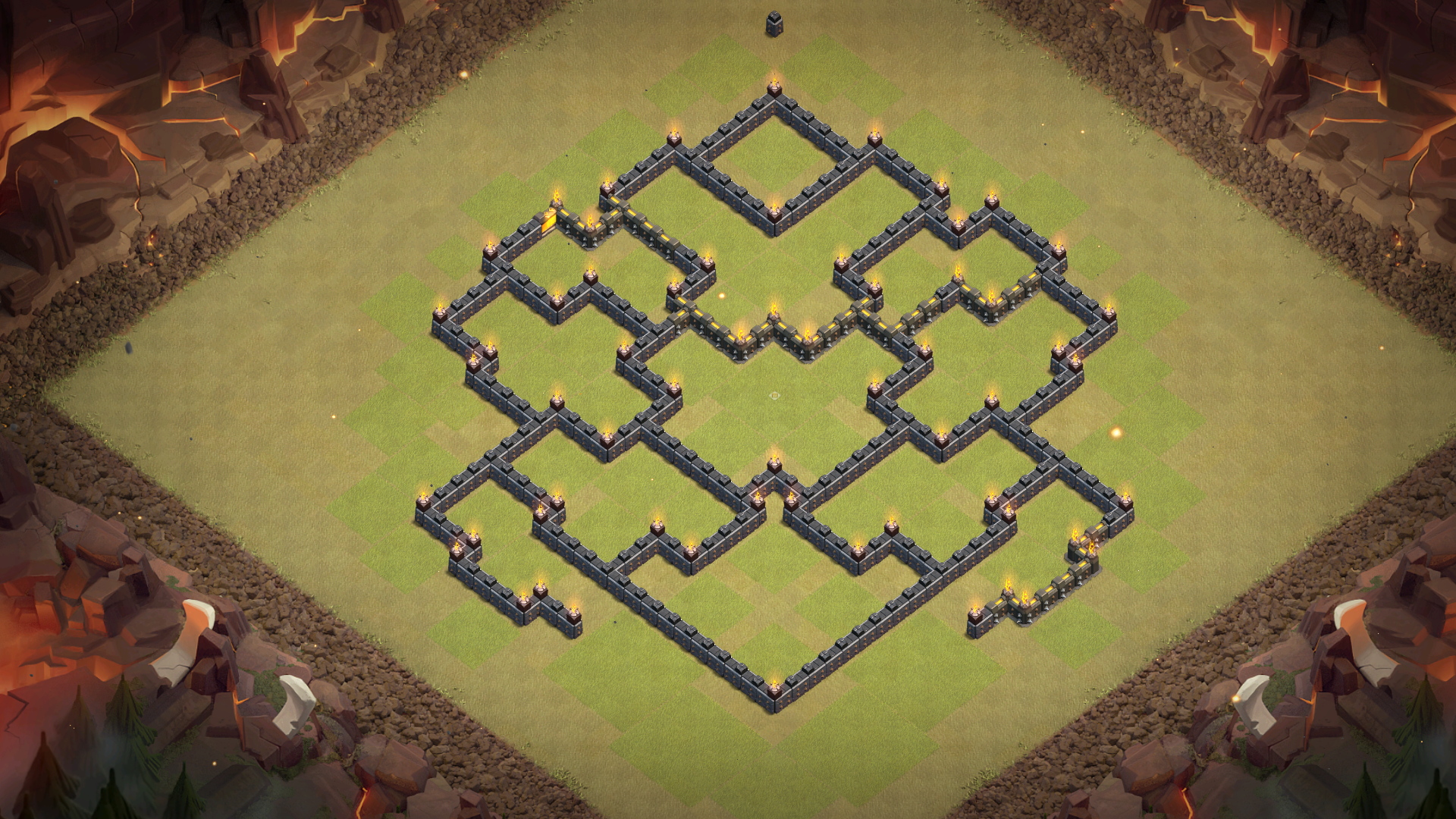 Clash of clans th9 base without X-bow - Steemit.