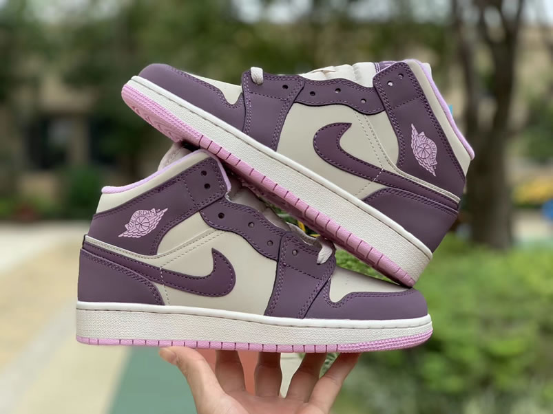 jordan 1 mid pro purple desert sand