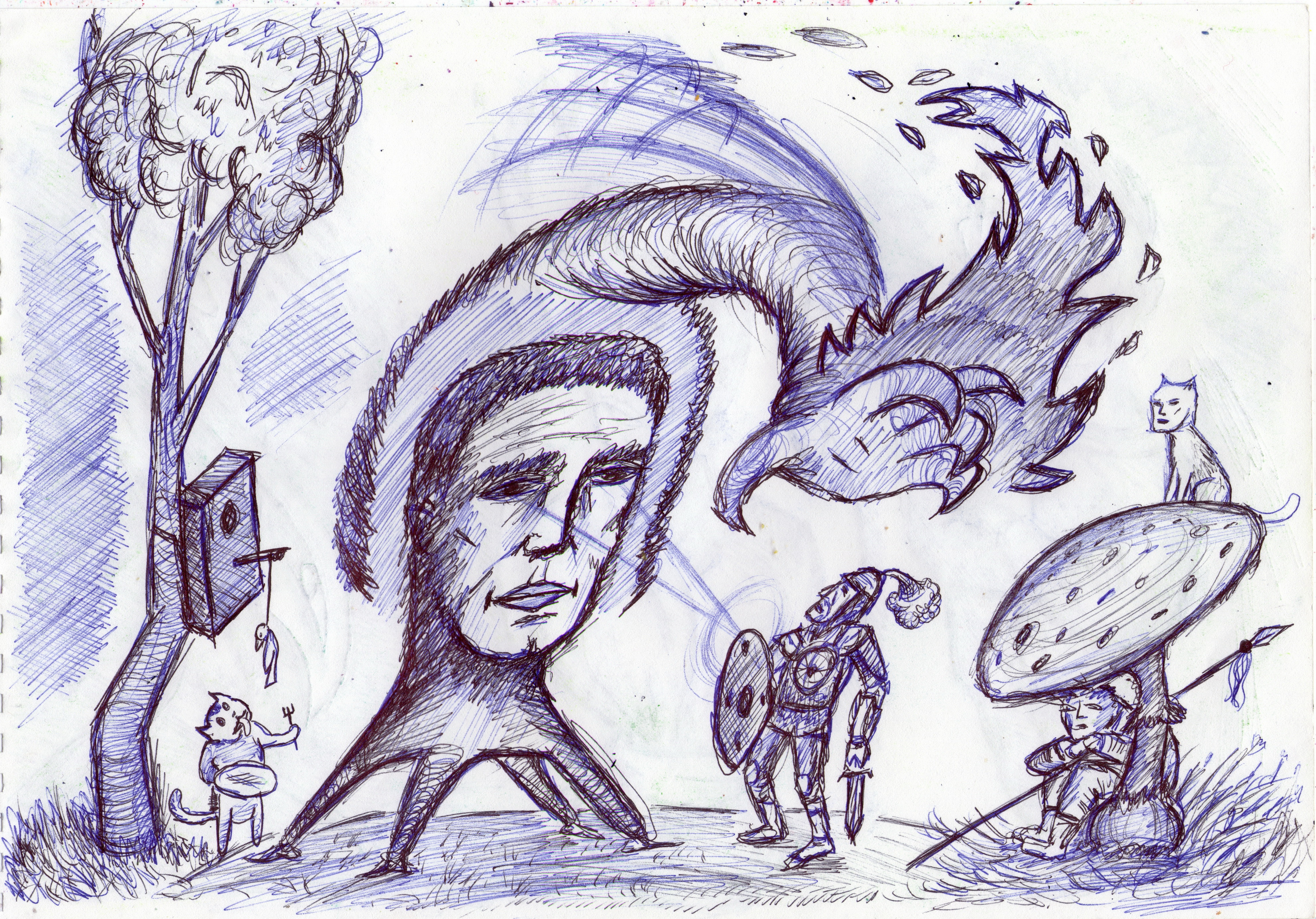 Рисунки серено головного