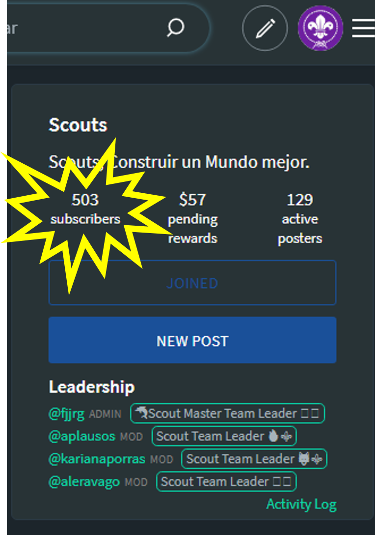 Comunidad Scout Suscriptores.png