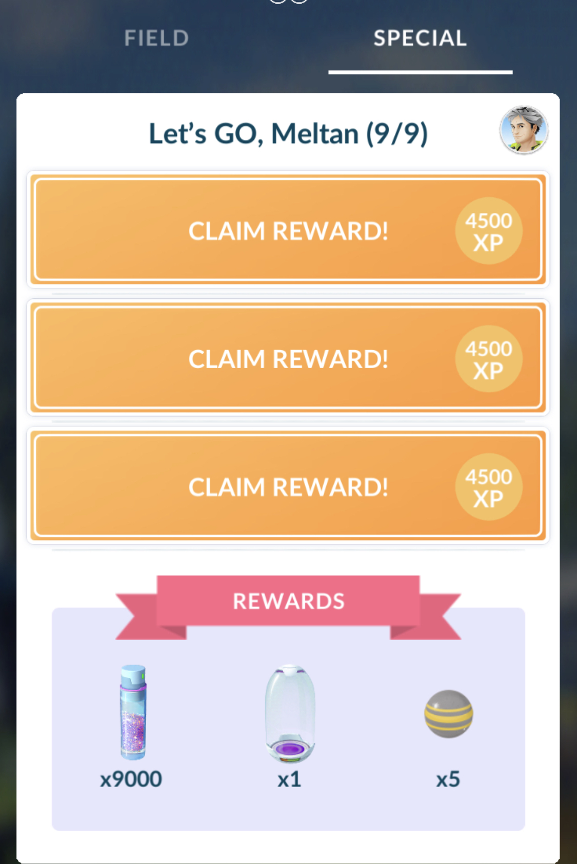 Pokemon Go Finally Completed Meltan Research Task Steemit