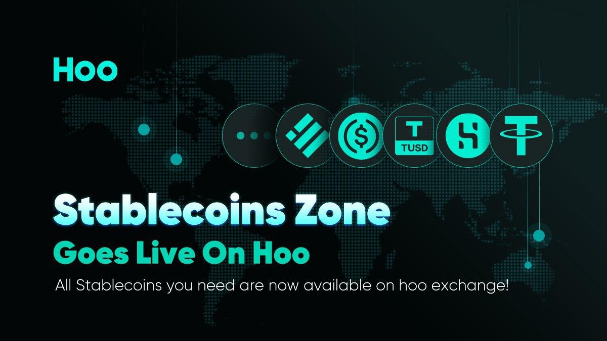 [dCRYPTO] 스테이블코인 환전을 위한 Stablecoin Zone을 런칭한 Hoo.com