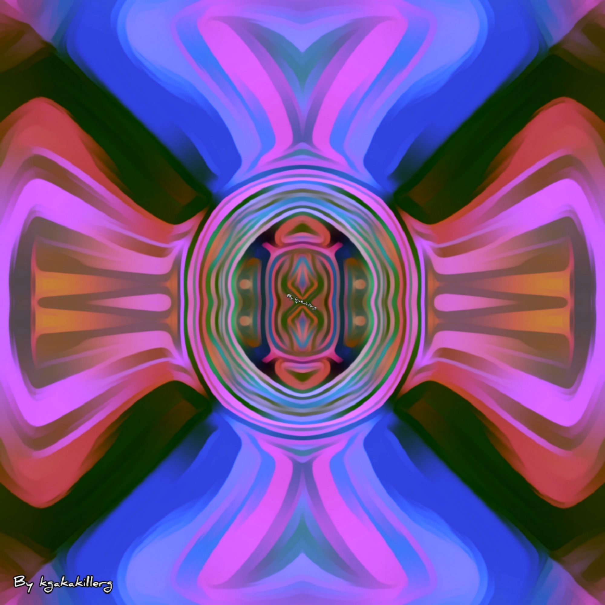 Alien Cross Light Flower by kgakakillerg London Artist (💯 Original Content I post new creations daily)