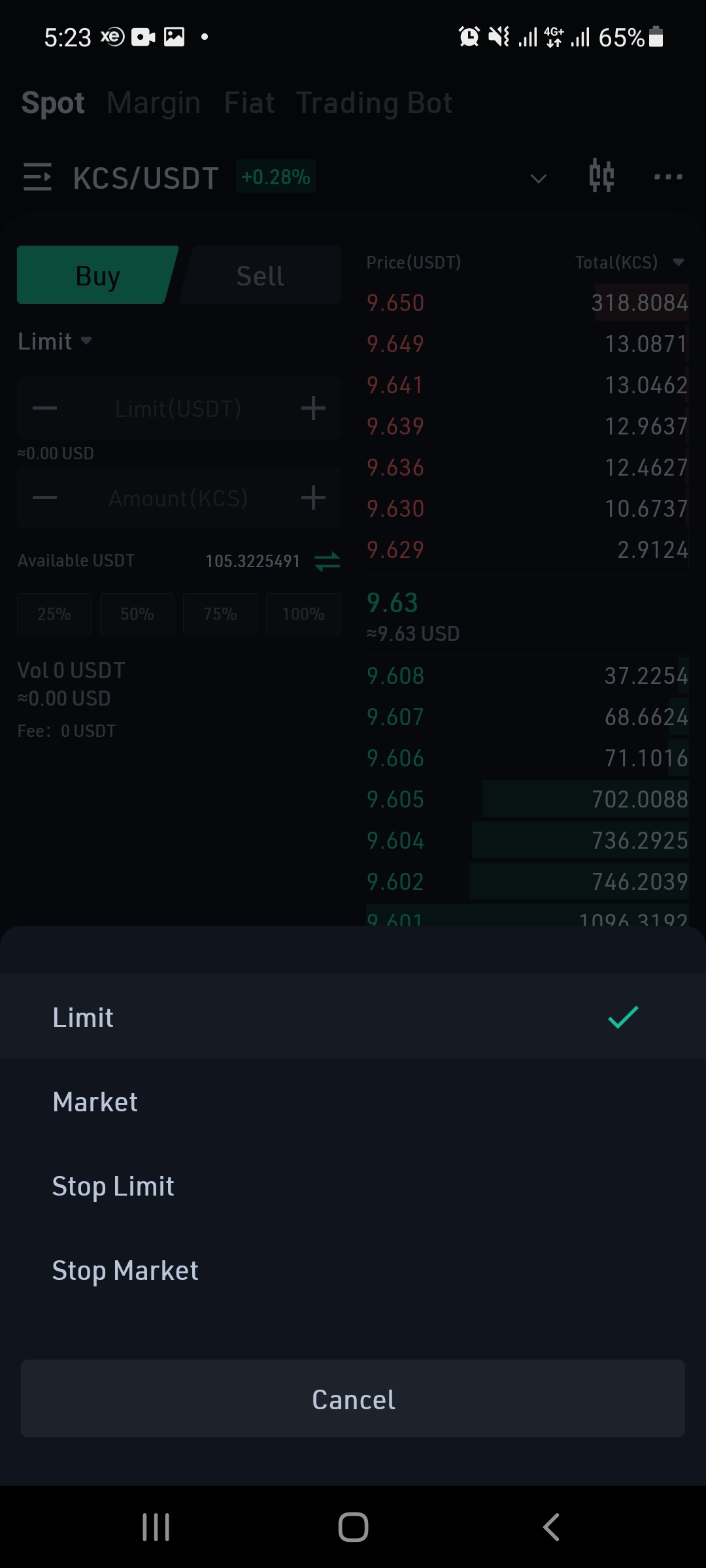 kucoin stock location