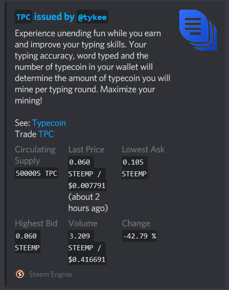 New Simple Steem Engine token lets you get paid to TYPE? Wow this is giving me oregon Trails vibes! I Love that this simple steemconnect website pays you to learn to type faster!