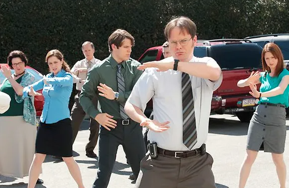 Finally finished "The Office" (USA version):   Parting is such sweet sweet sorrow