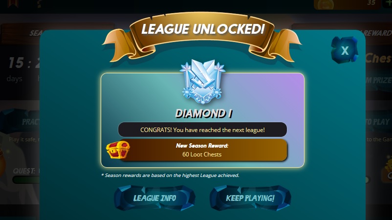 Daimond I League Reached Day 194.jpg