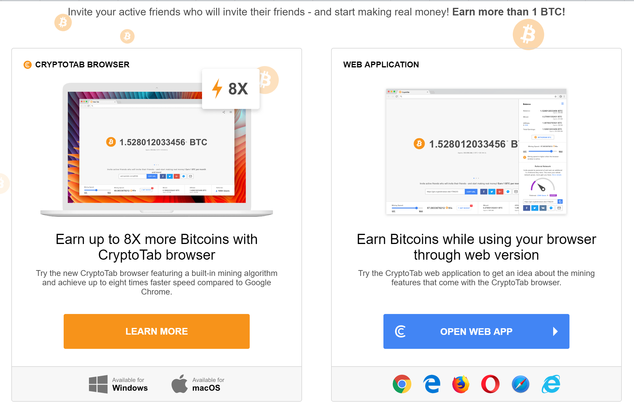 Earn bitcoin cryptotab