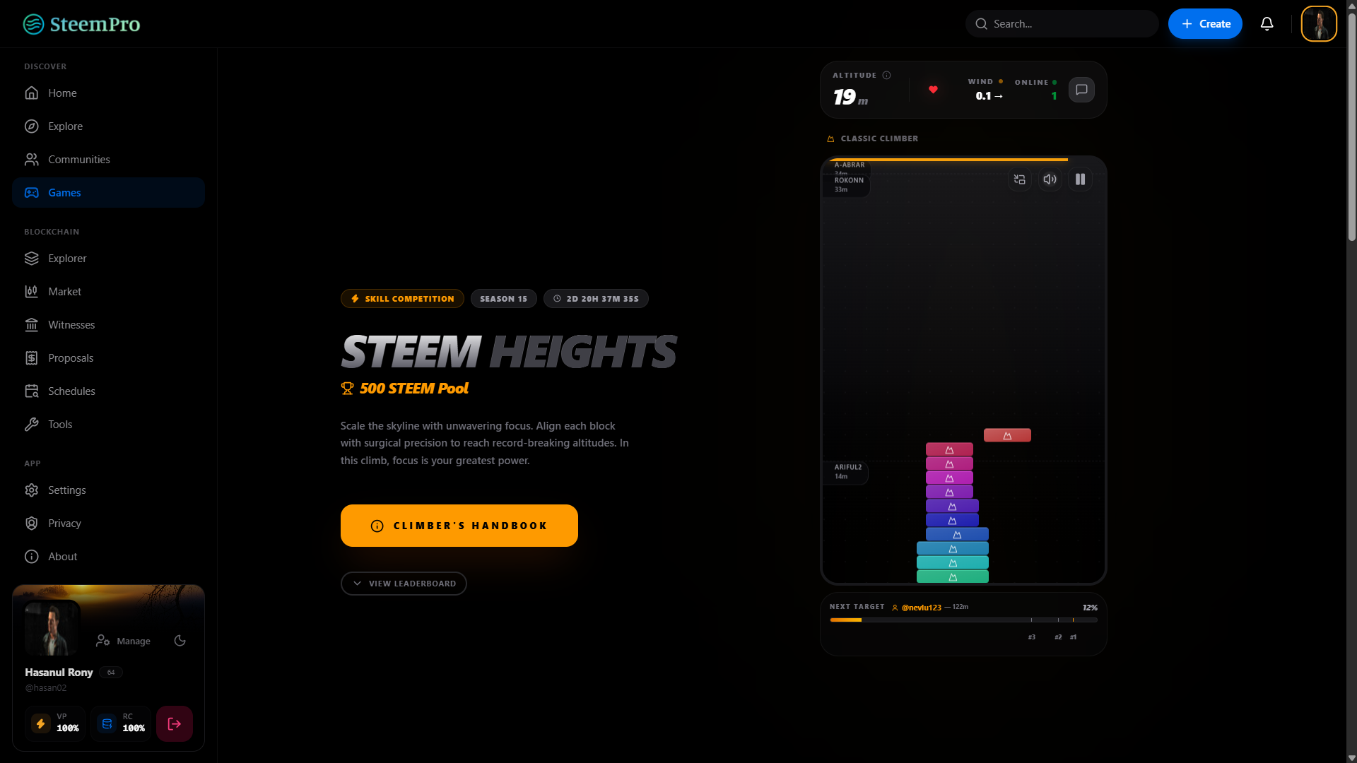 Steem Heights - The Ultimate Scaling Challenge by SteemPro - Google Chrome 8_14_2026 7_57_07 PM.png