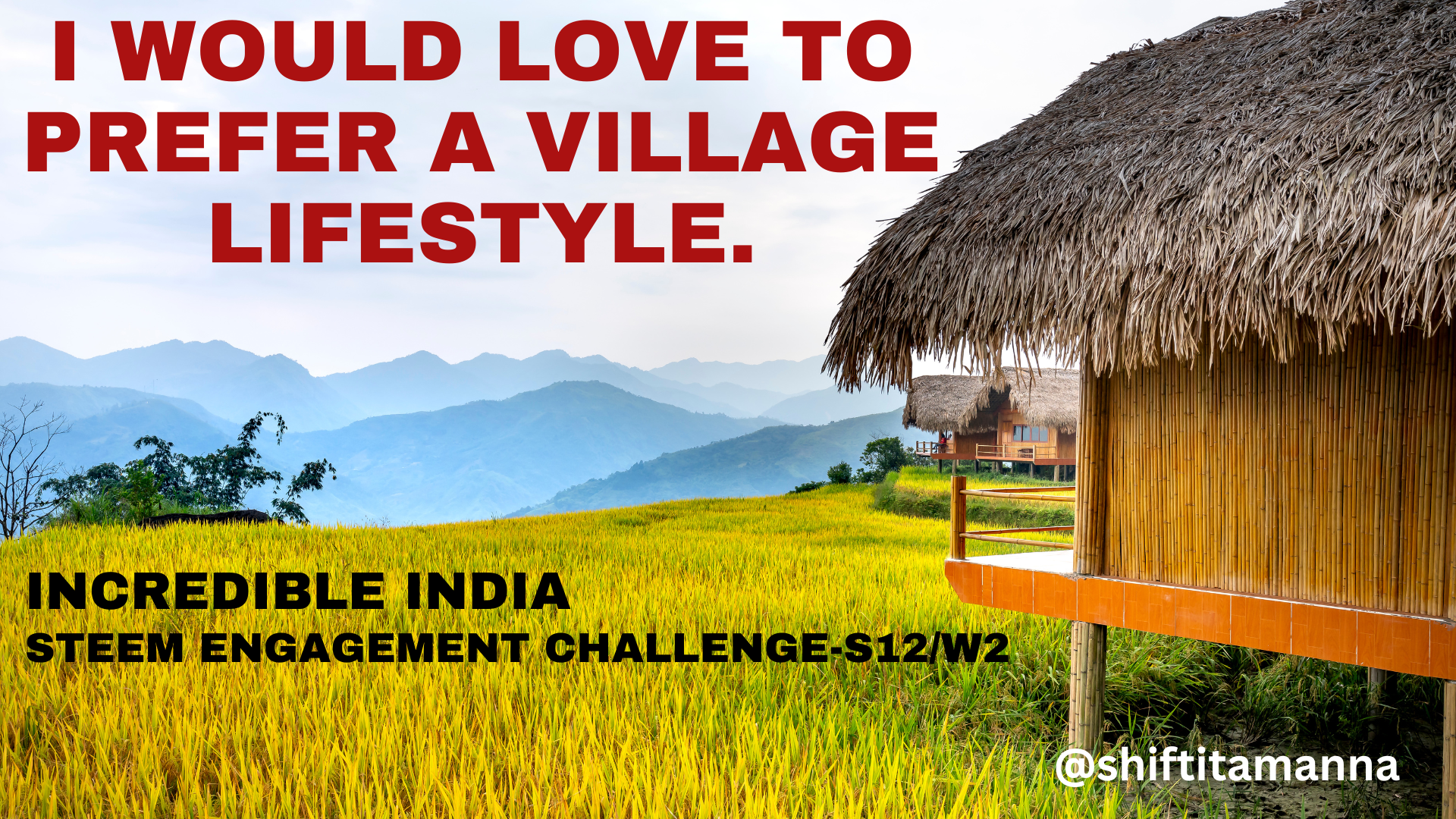I would love to prefer A Village lifestyle..png