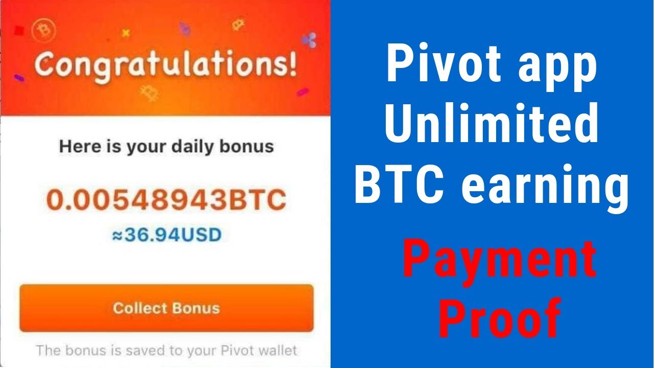 Earn Free Bitcoins With Pivot App Daily Steemit -!    