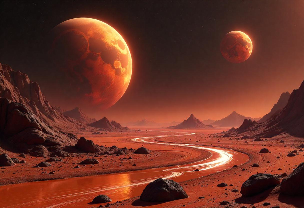 Find evidence that Mars had a CO2-rich atmosphere.