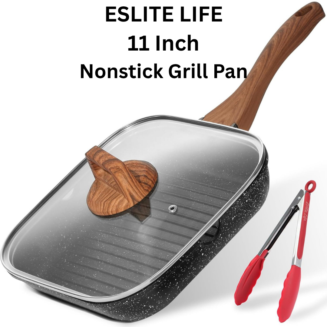 ESLITE LIFE 11 Inch Nonstick Grill Pan (1).png