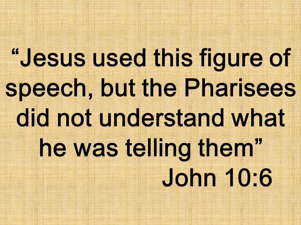 Spiritual mystery. Jesus used this figure of speech, but the Pharisees did not understand what he was telling them.jpg