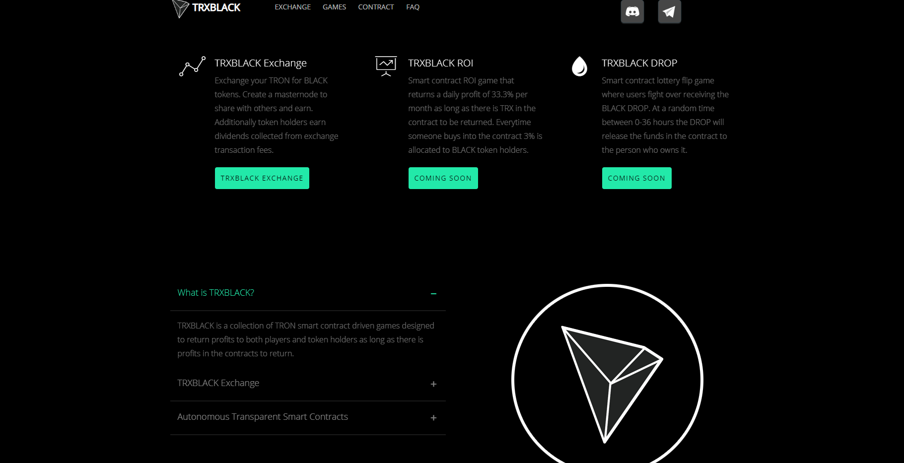 TRX BLACK New TRX Dapp — Steemit