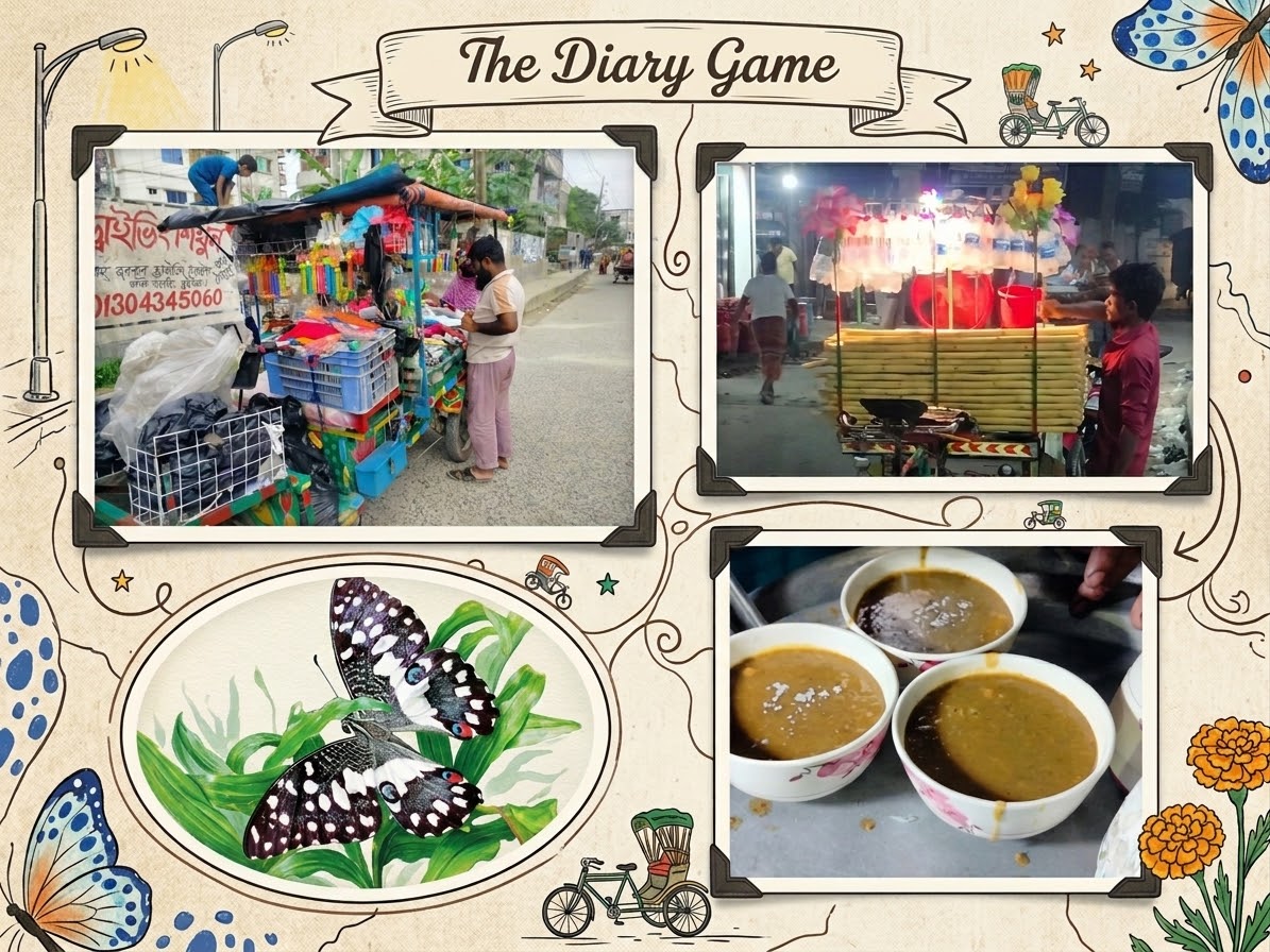 The Diary Game - The Beauty of Nature and Various Moments of Daily Life.