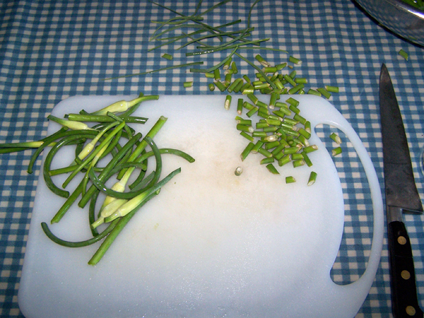 Garlic Scape Pickles - chopping crop June 2018.jpg