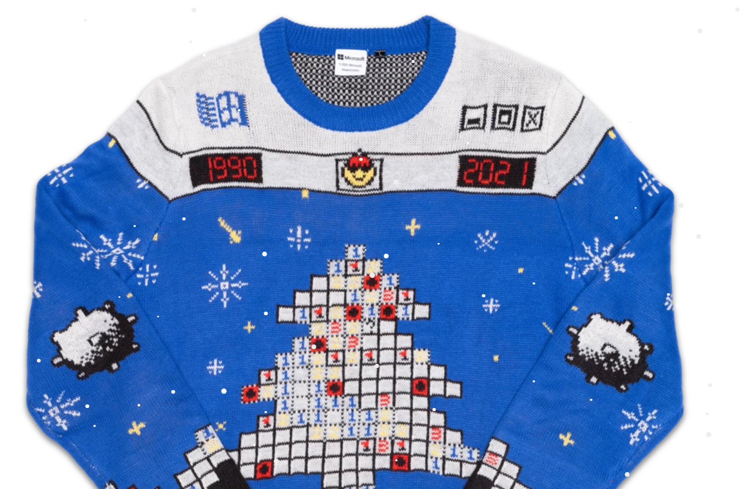 Новогодний свитер от Майкрософт. Свитер Майкрософт 2021. Microsoft ugly Sweater. Microsoft ugly Sweater 2021.