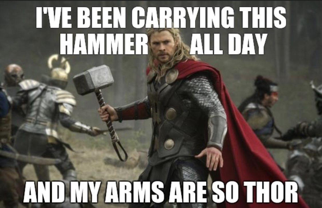 @frankbacon @frankbacon @frankbacon A wrench is a Thor hammer to me. 